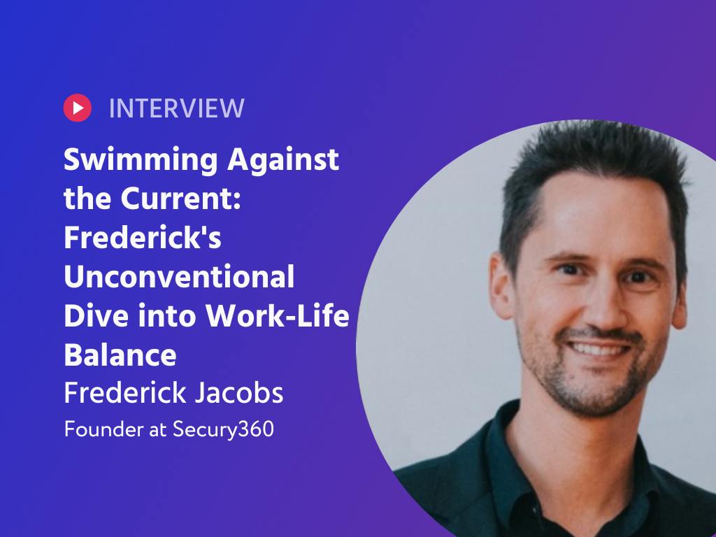 Swimming Against the Current: CEO Frederick's Unconventional Dive into Work-Life Balance