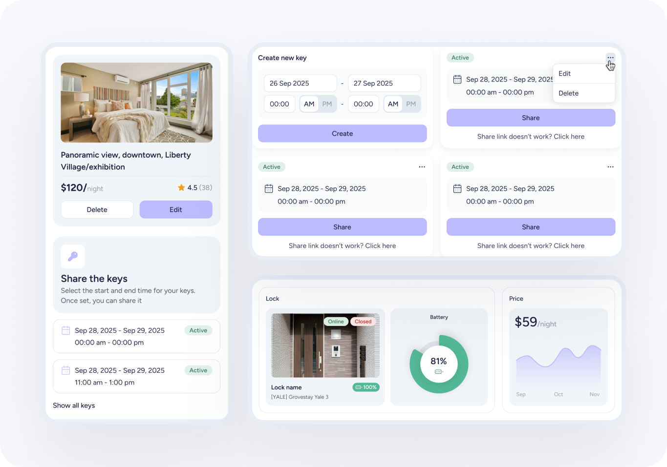 Host Dashboard Designed And Released
